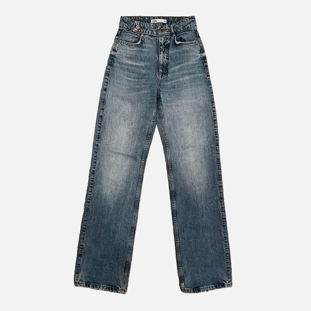 Women's Jeans "Zara" Straight Leg Light Face Size 2